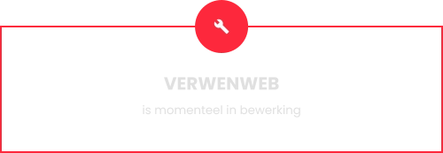 VERWENWEB is momenteel in bewerking