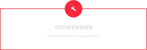VERWENWEB is momenteel in bewerking
