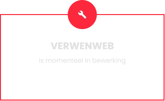 VERWENWEB is momenteel in bewerking